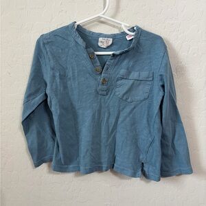 Zara Kids Blue Long Sleeve Tee